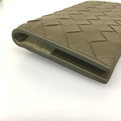 Bottega Veneta Bi-Fold Long Wallet Intrecciato Oblique with