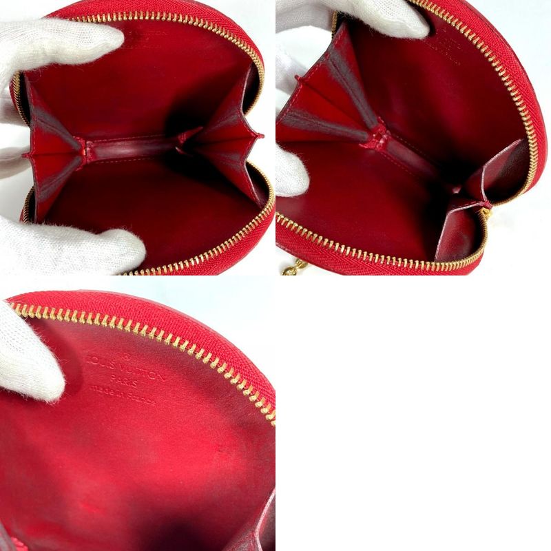 Louis Vuitton Coin Case Porte Monet Lapin Rabbit Animal M91389 Monogram Vernis