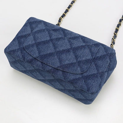 Chanel Chain Matelasse Crossbody Shoulder Bag Denim Eun7hue1 Ladies