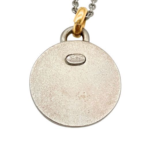 Chanel Necklace 1998 Medallion Silver