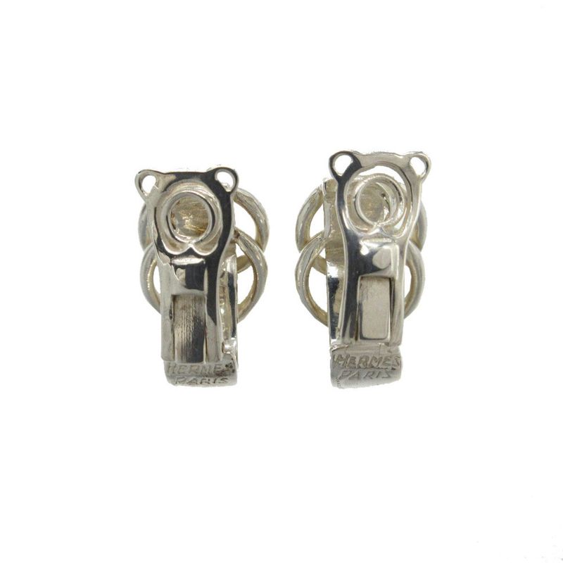 Hermes Douzanneau Vintage Earrings 925 Silver 1735 Hermes