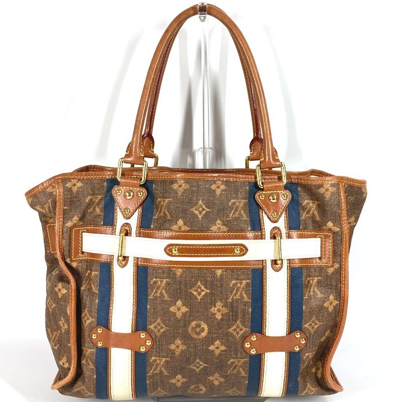 Louis Vuitton Tote Bag Sac Rayures GM M56385 Brown