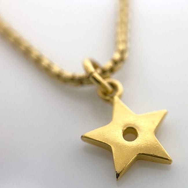 Christian Dior Cube Necklace Gold Excellent Condition Dice GP