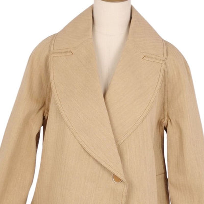 Hermes Coat 2024ss Serie Buttons Cotton Gi