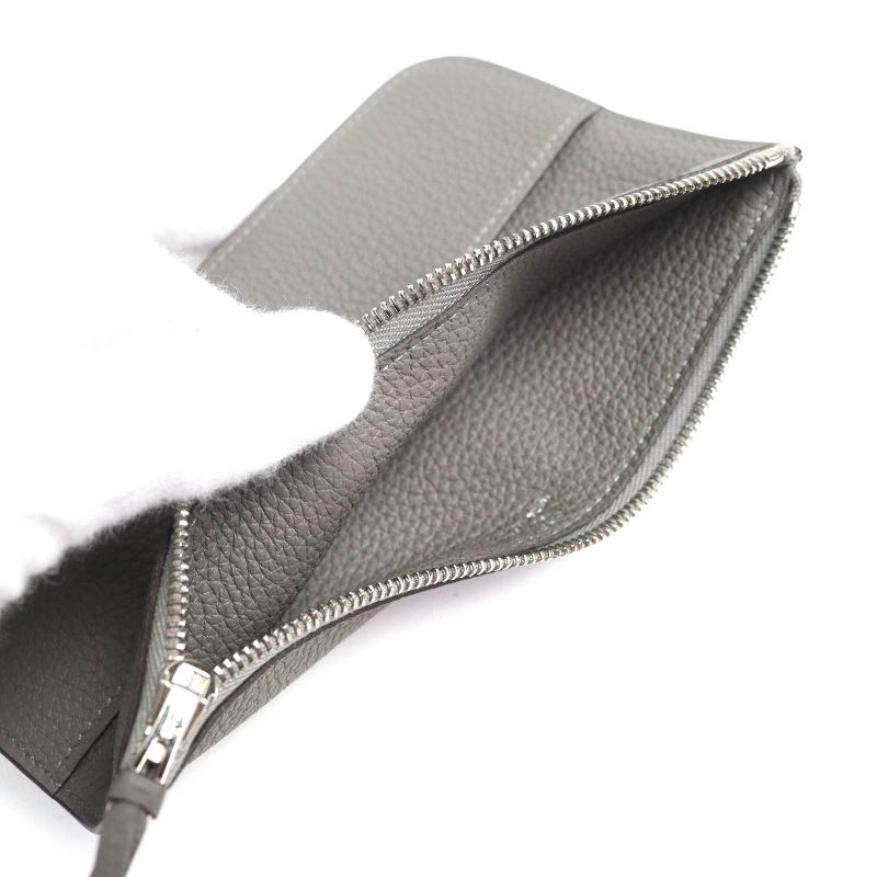 Hermes Dogon GM Duo Grimayer Silver Hardware Serie Button Togo Long Wallet