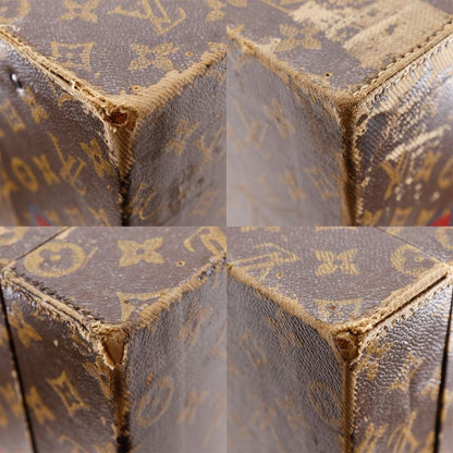 Louis Vuitton Antique Monogram Canvas Brown Unisex Trunk