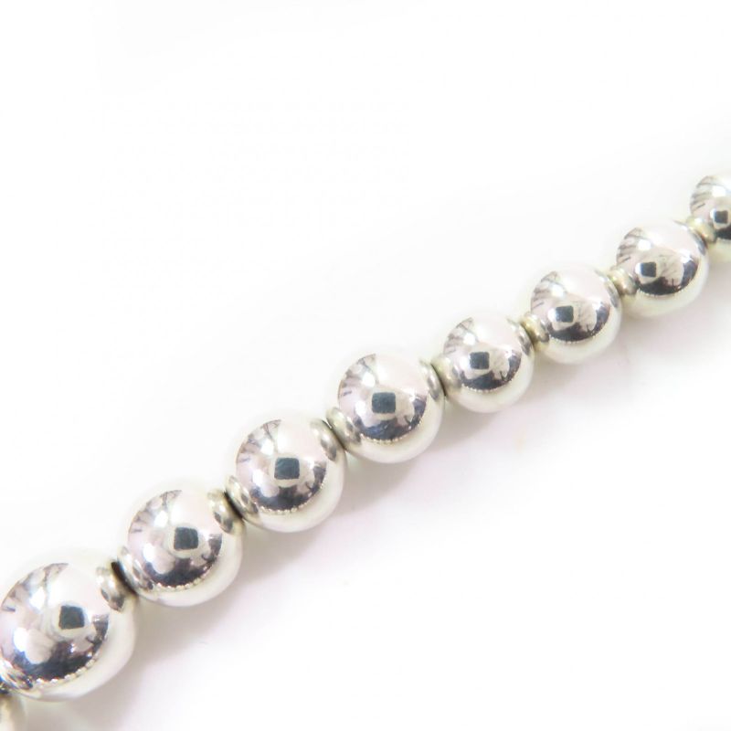 Tiffany & Co Hardware Graduated Ball Necklace 925 Accessories
