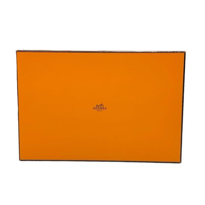 Hermes ELIA Sandals Shoes Leather Black Mule Circle Cut