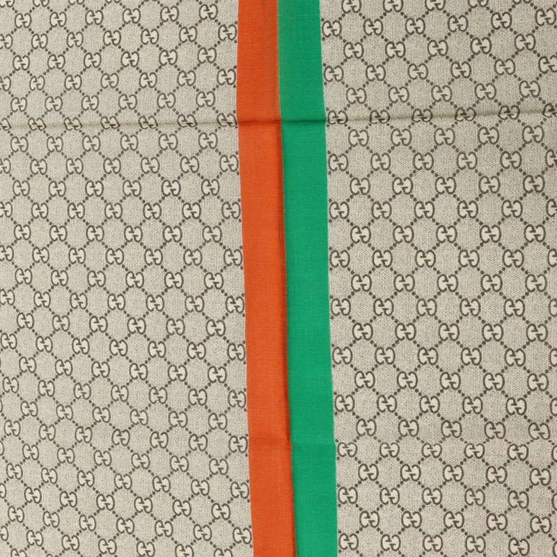 Gucci 636285 4g200 FAKE NOT GG Patterned Scarf Men's