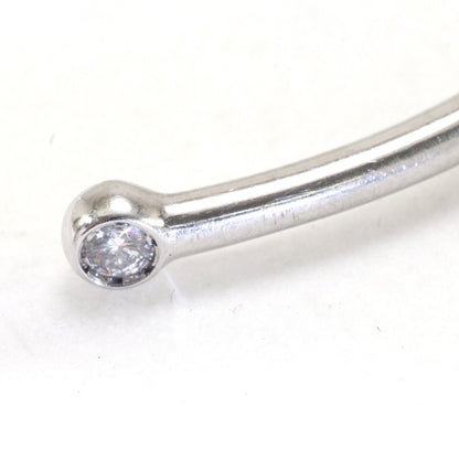 Louis Vuitton Bracelet Twist Blossom White Togo Old X Diamond Size S (15cm