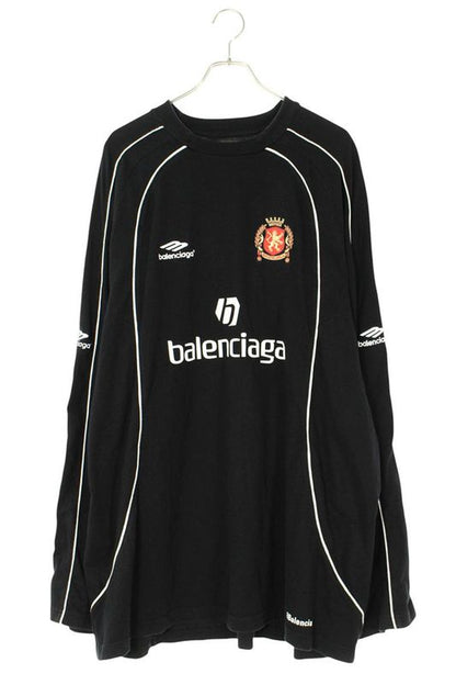 Balenciaga 778972 Tpvr5 Paris Soccer Print Long Sleeve Cut And Sewn Men's 4