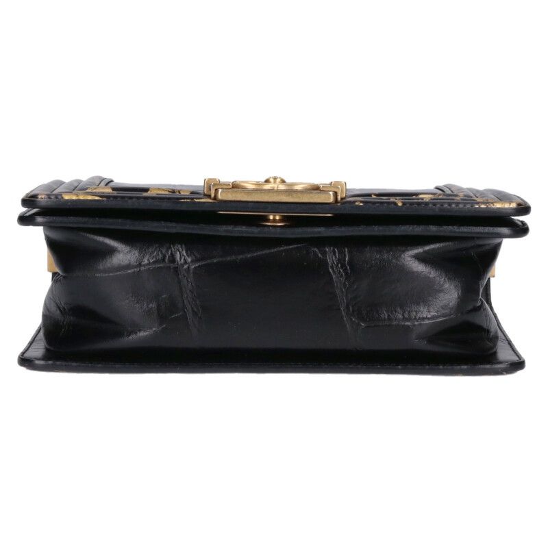 Chanel A67085 Boy Chanel 20 Graffiti Croc Shape Pressed Chain Shoulder Bag Women