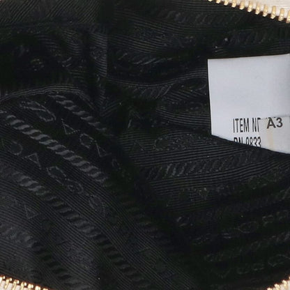 Prada 1bc543 Sacca Triangle Logo Plate Fur Handbag Women