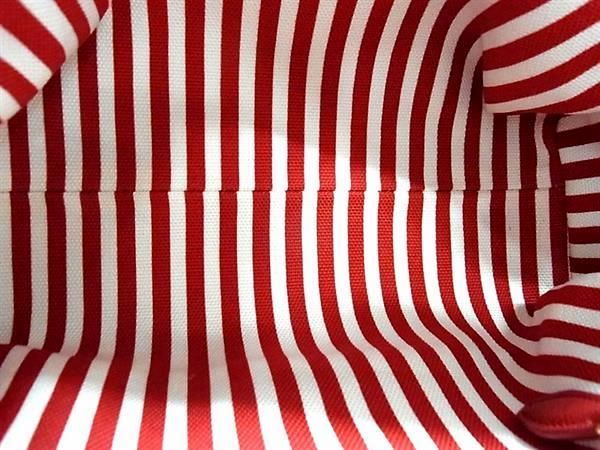 Prada Prada 1na693 Canvas Pouch Multi Case Small Bag Ladies Red Ax3243