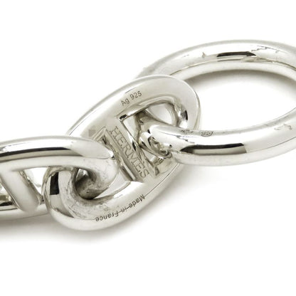 Hermes Bracelet Chaine D'ancre GM Silver 925 Silver 11 Frames Star Ring Silver