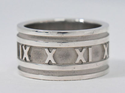 Authentic Tiffany & Co Tiffany & Co Atlas Wide 925 Ring Size 19 Silver Atlas