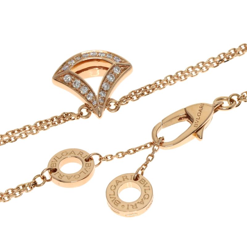 Bvlgari Bulgari Diva Dream Diamond Bracelet 18K Pink Gold Ladies