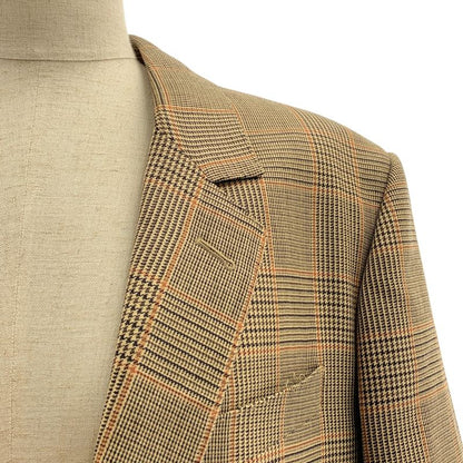 Celine - Wool Check 2B Single-breasted Tailored Jacket - Fully Lined - 36 -