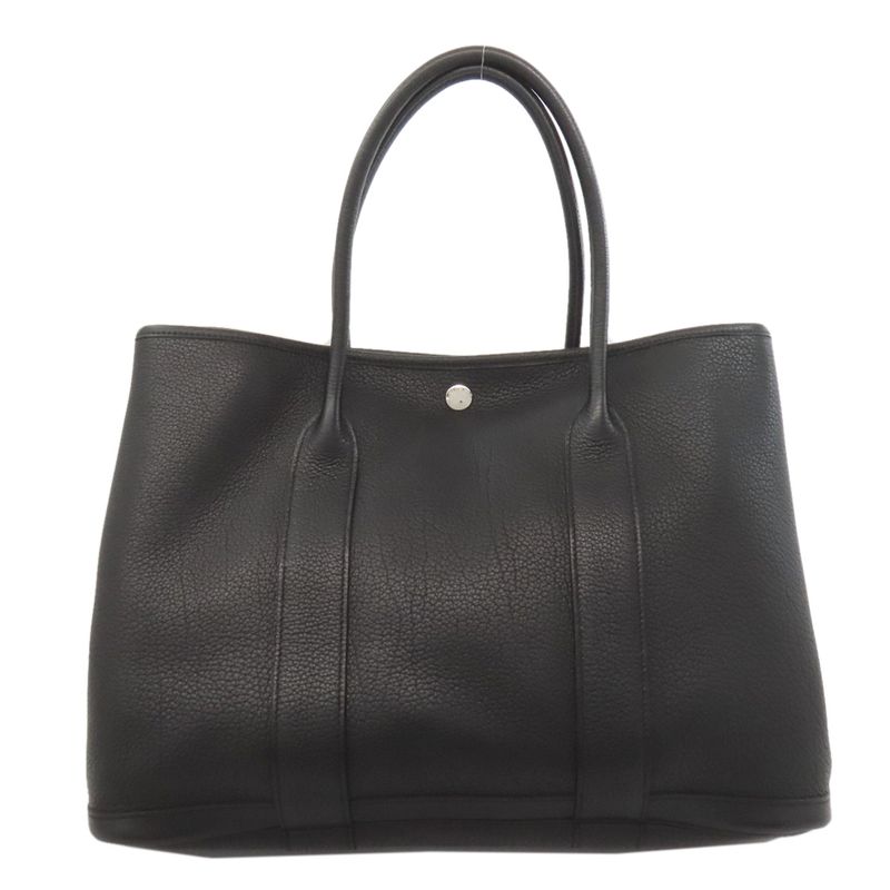 Hermes Garden Party PM Silver Hardware Tote Bag Negonda Women