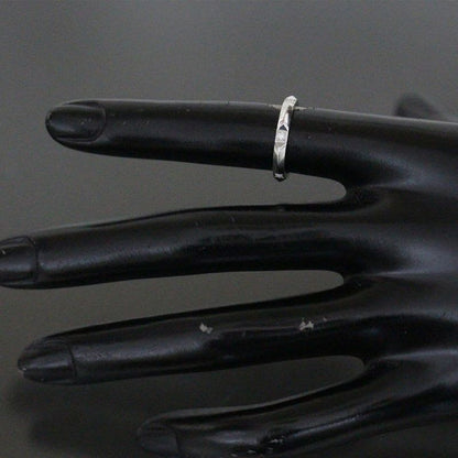 Tiffany & Co True Band Diamond Ring 6.5 Pt950 E1883