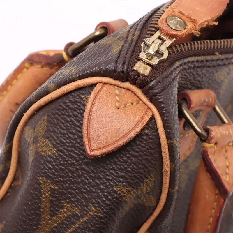 Louis Vuitton Monogram Mini Speedy M41534 Leather 2WAY Shoulder Bag Crossbody