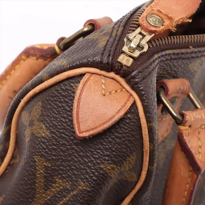 Louis Vuitton Monogram Mini Speedy M41534 Leather 2WAY Shoulder Bag Crossbody