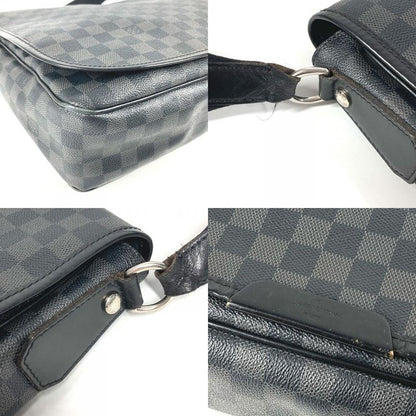 Louis Vuitton Shoulder Bag Daniel GM N58033 Damier Graphite Canvas Black