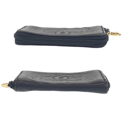 Pre - Owned CHANEL CC Vintage Caviar Timeless Coin Purse Pouch Key Chain Charm Bag - The Reluxe