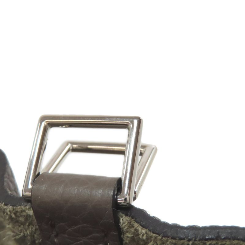 Hermes Picotin Lock MM Etan Silver Hardware Handbag Taurillon Women