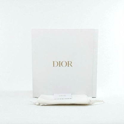 Christian DIOR Vibe Sneakers Shoes Leather Rubber Fabric White Gray Logo