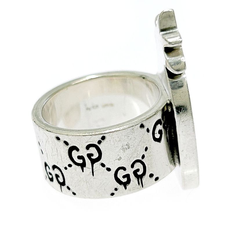 Gucci Silver Ghost Pineapple Ring 23.8g 925 Engraved 307541 Ring
