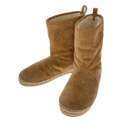 Christian DIOR | Boa Switch Mouton Leather Boots | 37.5 | Camel | Women