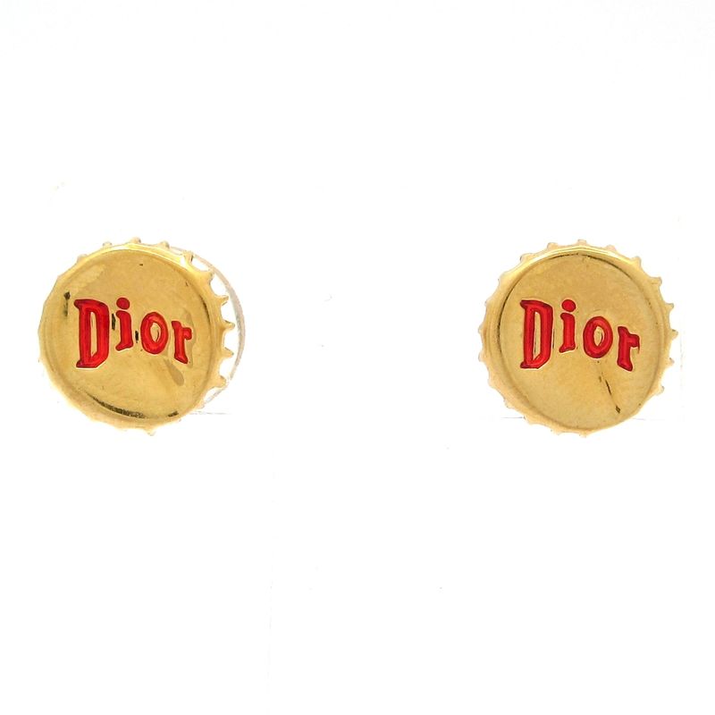 Dior/christian Dior Earrings - Gold