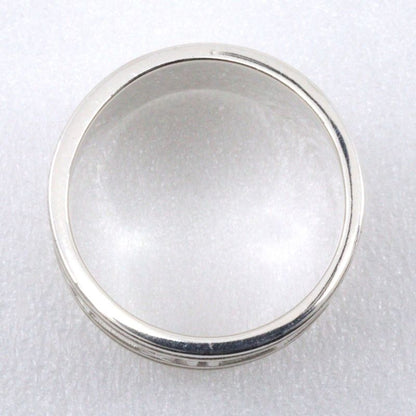 Tiffany & Co Atlas Wide Ring Silver 925 Size 10.5 Ladies' 7.8g Ring