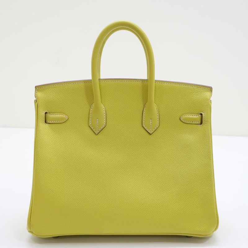 Hermes Birkin 25 Lime O Stamp Manufactured Around 2011 Candy Birkin