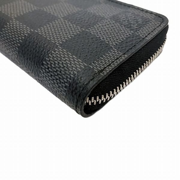 Louis Vuitton Damier Graphite Zippy Coin Purse N63076 Wallet Coin Case Men's