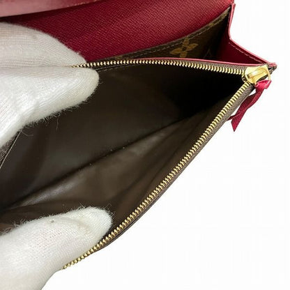 Louis Vuitton Monogram Portefeuille Emily M60697 Fuchsia Long Wallet Women