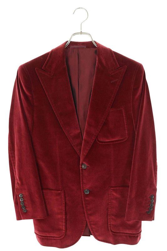 Gucci CTX 75907g Velour Tailored Jacket Men's 46