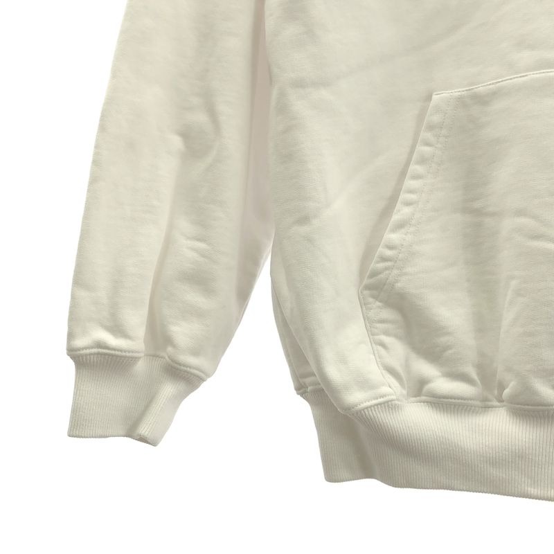 Balenciaga | Over Silhouette Back Logo Sweatshirt Hoodie | S | White | Men's