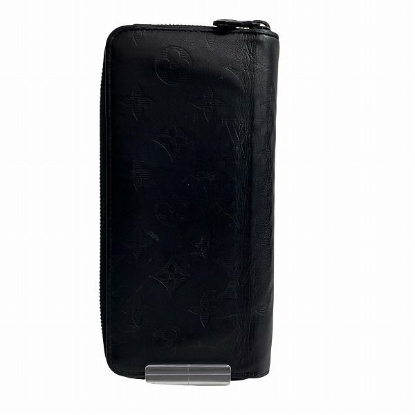 Louis Vuitton Monogram Shadow Zippy Wallet Vertical M62902 Long Wallet For Men