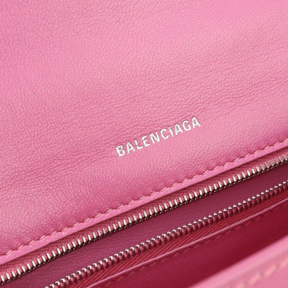 Balenciaga 2-way Handbag Hour Glass 593546 Handbag Calfskin Women