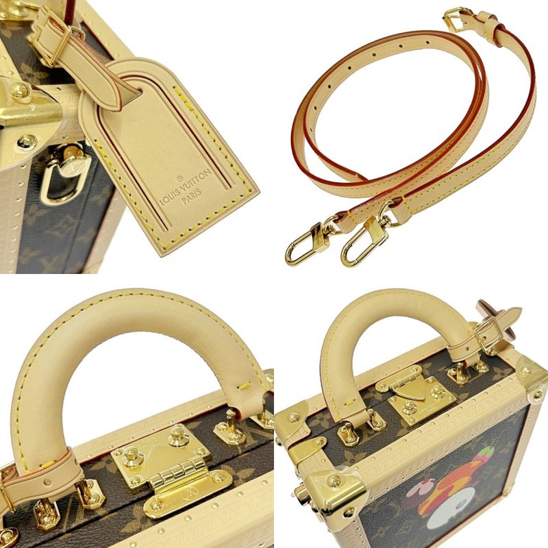 Louis Vuitton M13127 Monogram Mini Square Trunk X Takashi