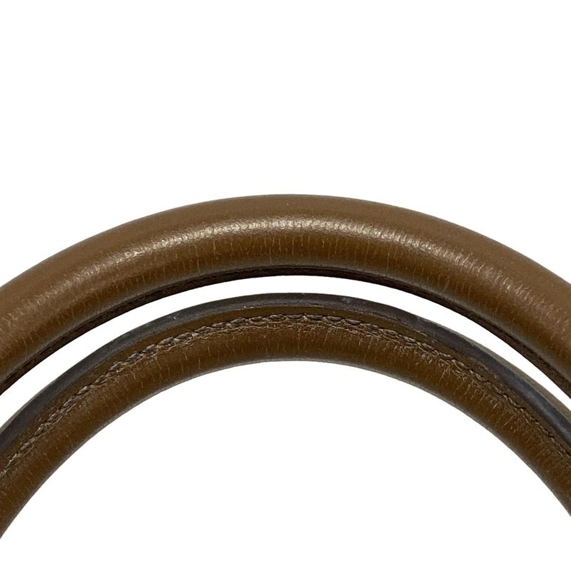 Gucci Handbag Horsebit 1955 Medium Top Handle Bag 620850 Dark Brown Beige And