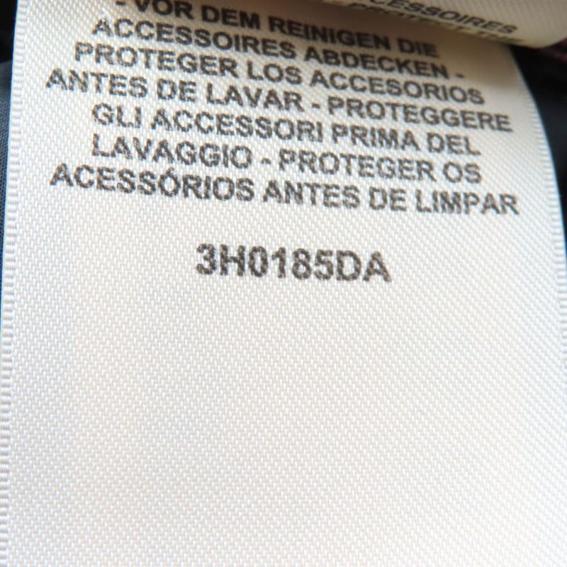 Hermes 23AW 3h0185da Quilted Overshirt Down Jacket With Crude Cell Patch Black