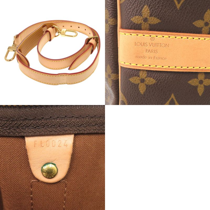 Louis Vuitton Keepall Bandoliere 60 Monogram M41412 Boston Bag LV 1065 Louis