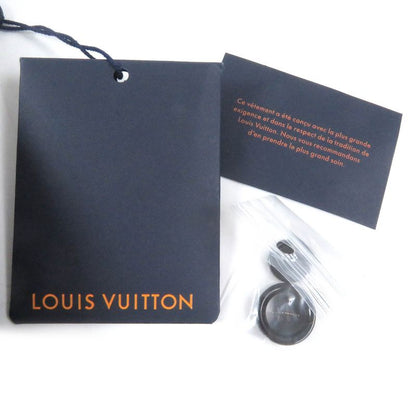 Louis Vuitton 21SS Wool Cotton Monogram Jersey Single Tailored Jacket Navy 46