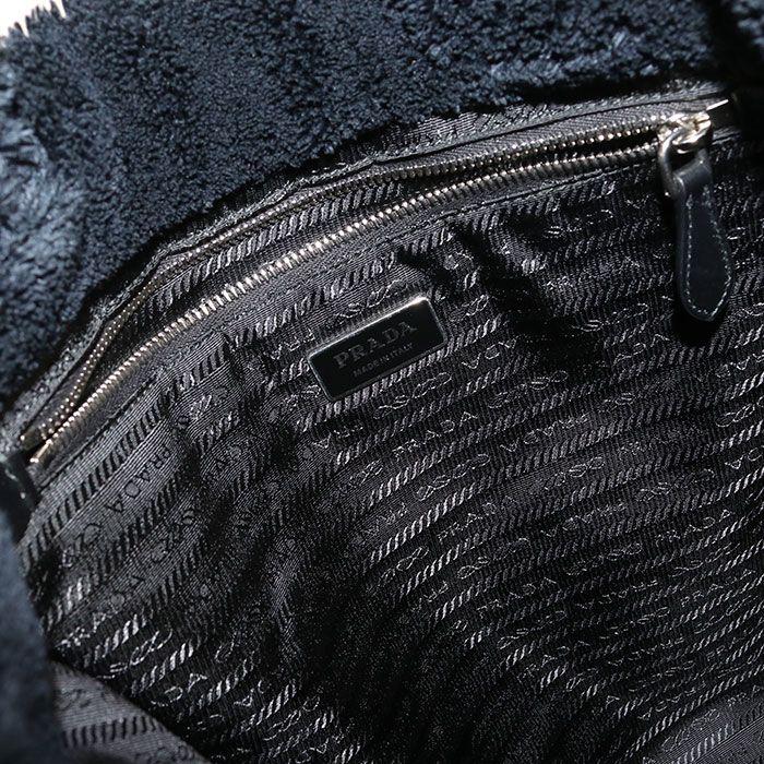 Prada Terry 1bg130 Tote Bag Pile Women's