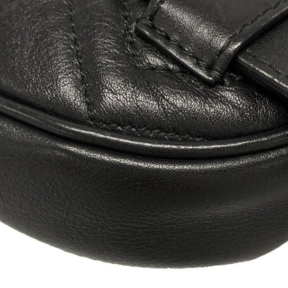 Gucci GG Marmont Waist Pouch Black Leather 476434