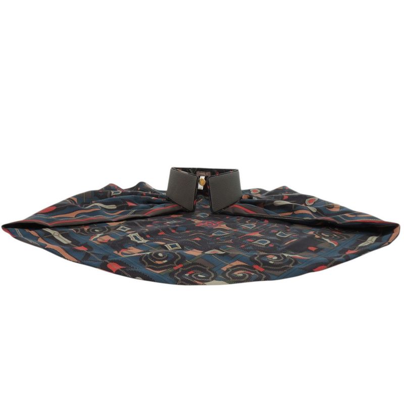 Hermes Poutierache Silk Cowhide Gray Other Fashion Goods 0773 Hermes