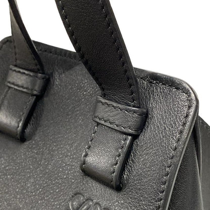 Loewe Tote Bag Hammock Bag Small Black With C Engraved Leather